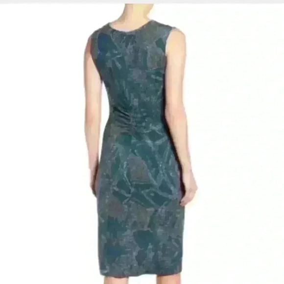 Nic+Zoe Broken Pottery Rauche Dress Blue Multi - Picture 2 of 2